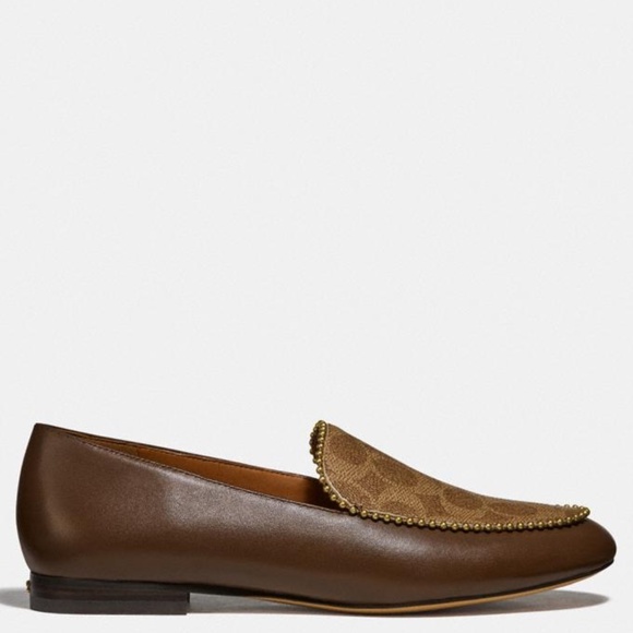 COACH Harper Beadchain Signature Mix Loafers - Picture 2 of 5